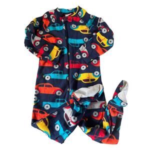 Hanna Andersson Fleece Car Pajamas 90